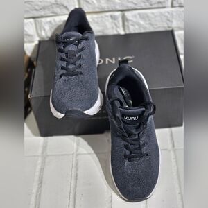 KURU-FLEX Via Black-Bright White_6.5W Women's Athletic Shoes-PURCHASED JULY 2024